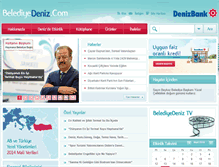 Tablet Screenshot of belediyedeniz.com